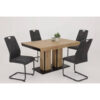 Hela Essgruppe Agnes I Eiche anthrazit Holzwerkstoff B/H/T: ca. 220x76x90 cm Hela Essgruppe Agnes I Eiche anthrazit Holzwerkstoff B/H/T: ca. 220x76x90 cm