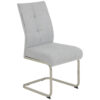 Hela Schwingstuhl Ines, 4er-Set grau Metall Microfaser Webstoff B/H/T: ca. 50x99x66 cm