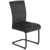 Hela Schwingstuhl Rachel I, 4er-Set anthrazit Microfaser B/H/T: ca. 46x96x60 cm