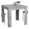 POCO Esstisch Erika Beton Optik B/H/T: ca. 80x76x80 cm