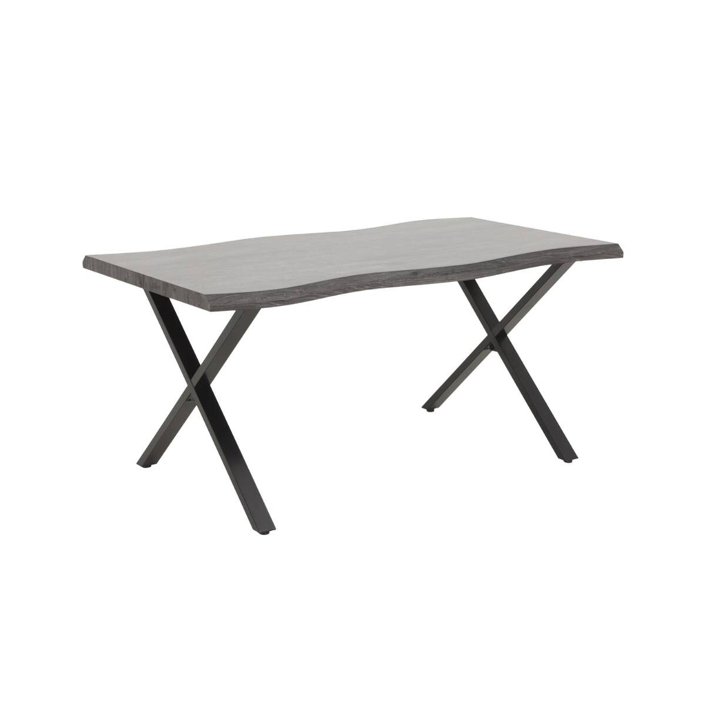 POCO Esstisch Gerda grau Akazie Nachbildung B/H/T: ca. 140x76x90 cm