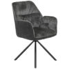 Hela Sessel Amira, 2er-Set anthrazit B/H/T: ca. 56x89x61 cm Hela Sessel Amira, 2er-Set anthrazit B/H/T: ca. 56x89x61 cm