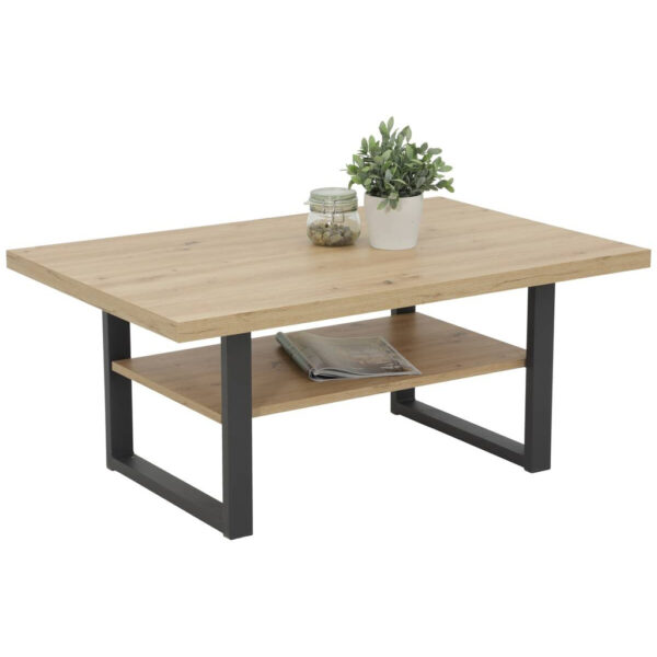 POCO Couchtisch Anton Eiche Artisan Nachbildung B/H/T: ca. 105x45x69 cm POCO Couchtisch Anton Eiche Artisan Nachbildung B/H/T: ca. 105x45x69 cm