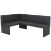 POCO Eckbank Melanie anthrazit Vintage Optik B/H/T: ca. 140x90x200 cm