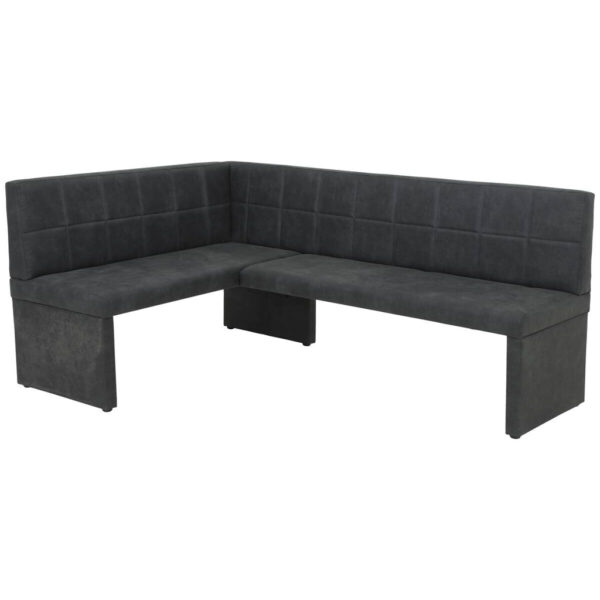 POCO Eckbank Melanie anthrazit Vintage Optik B/H/T: ca. 140x90x200 cm