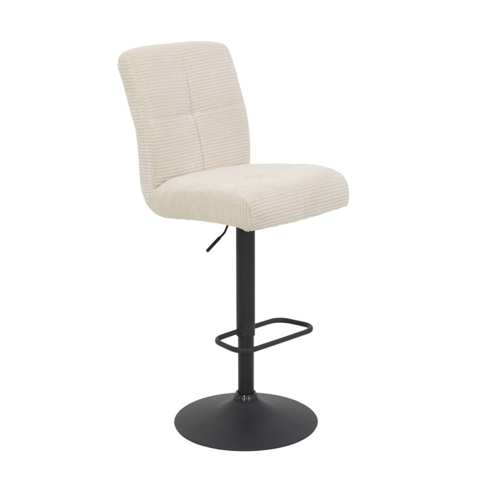 Hela Barhocker Leni I, 2er-Set creme Microfaser B/H/T: ca. 44x124x57 cm