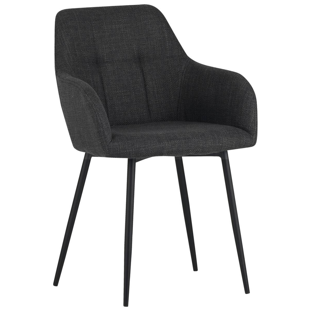 Hela Armlehnstuhl Maria, 2er-Set anthrazit Microfaser Webstoff B/H/T: ca. 55x84x61 cm