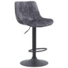 POCO Barhocker Sabine anthrazit Microfaser B/H/T: ca. 44x88x54 cm