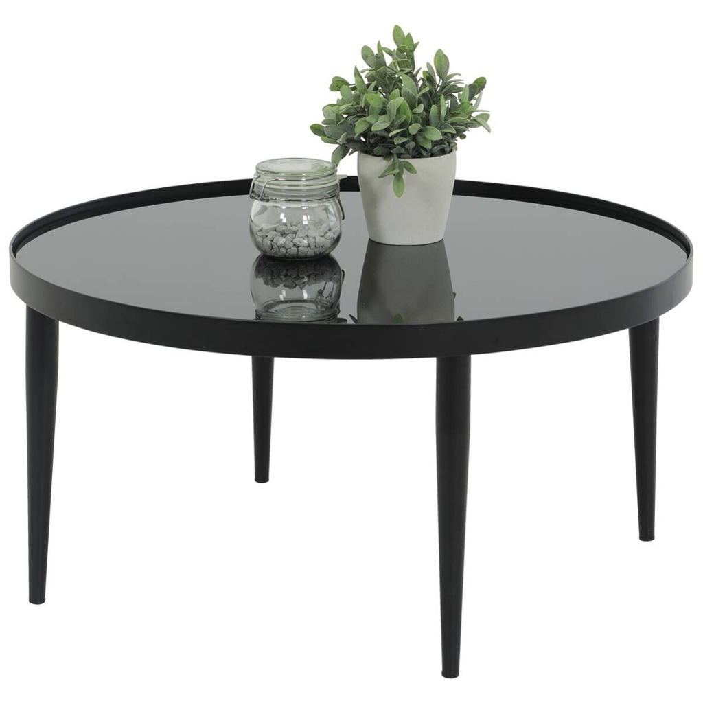 Hela Couchtisch Ronda schwarz H/D: ca. 40x80 cm
