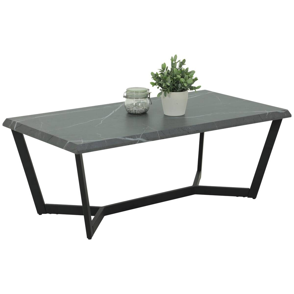 POCO Couchtisch Roland grau Marmor Optik B/H/T: ca. 110x42x60 cm