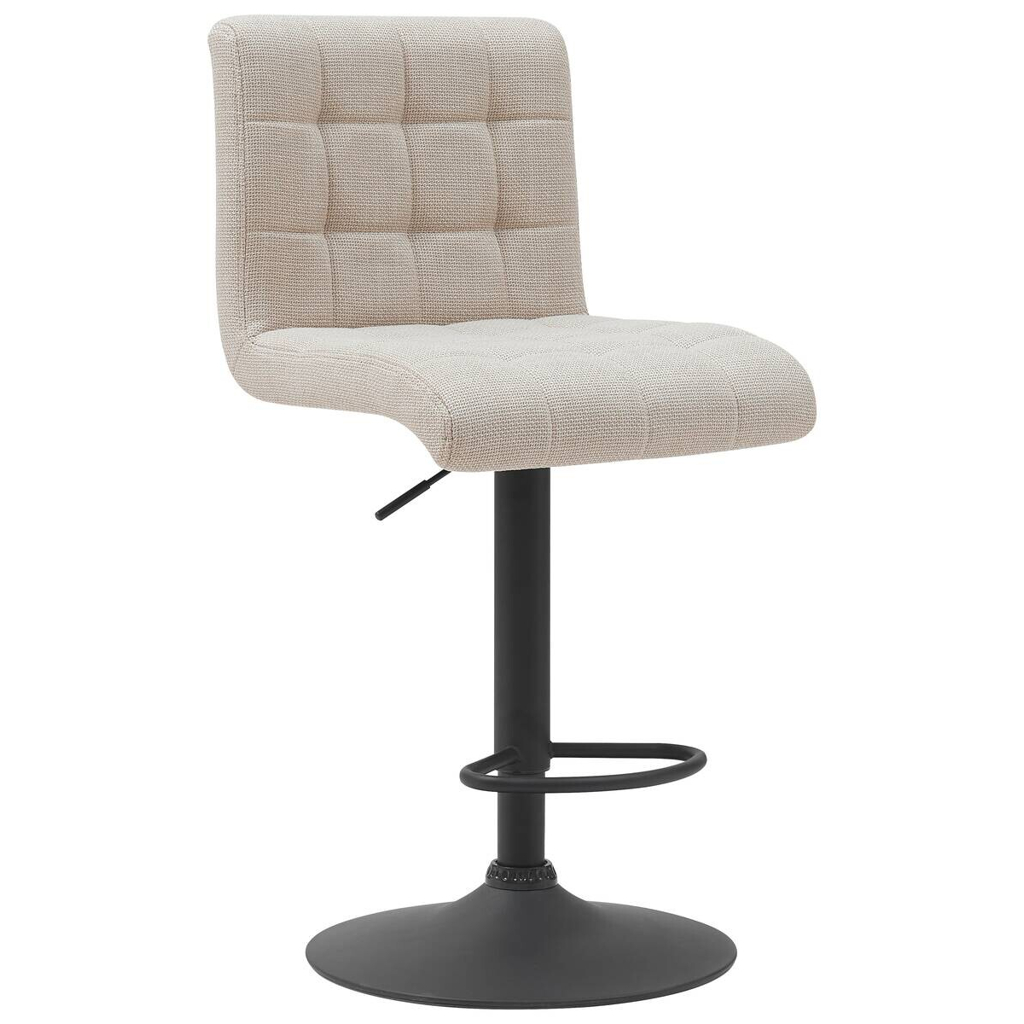 POCO Barhocker Erika beige Microfaser Webstoff B/H/T: ca. 47x93x57 cm