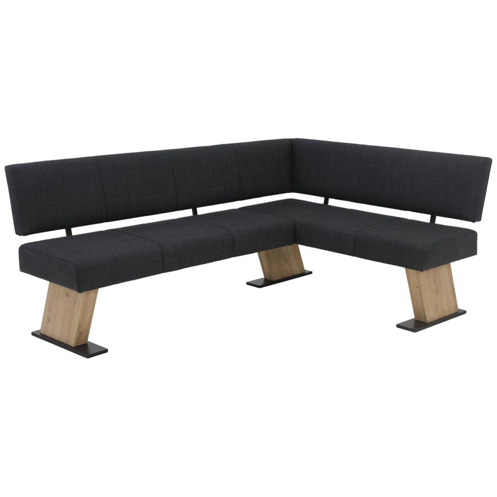 POCO Eckbank Lyon anthrazit B/H/T: ca. 203x91x148 cm