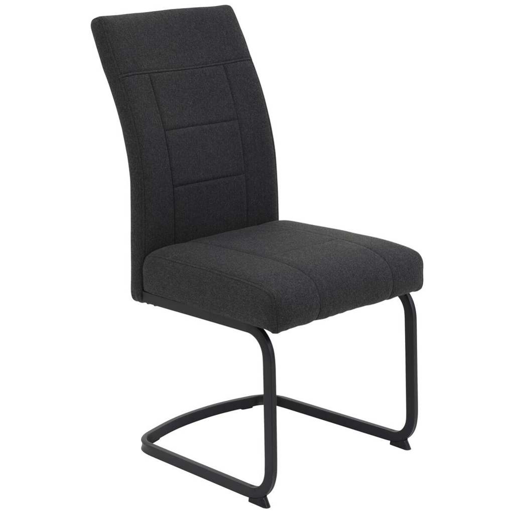Hela Schwingstuhl Brindisi, 4er-Set anthrazit Webstoff B/H/T: ca. 48x98,5x67 cm