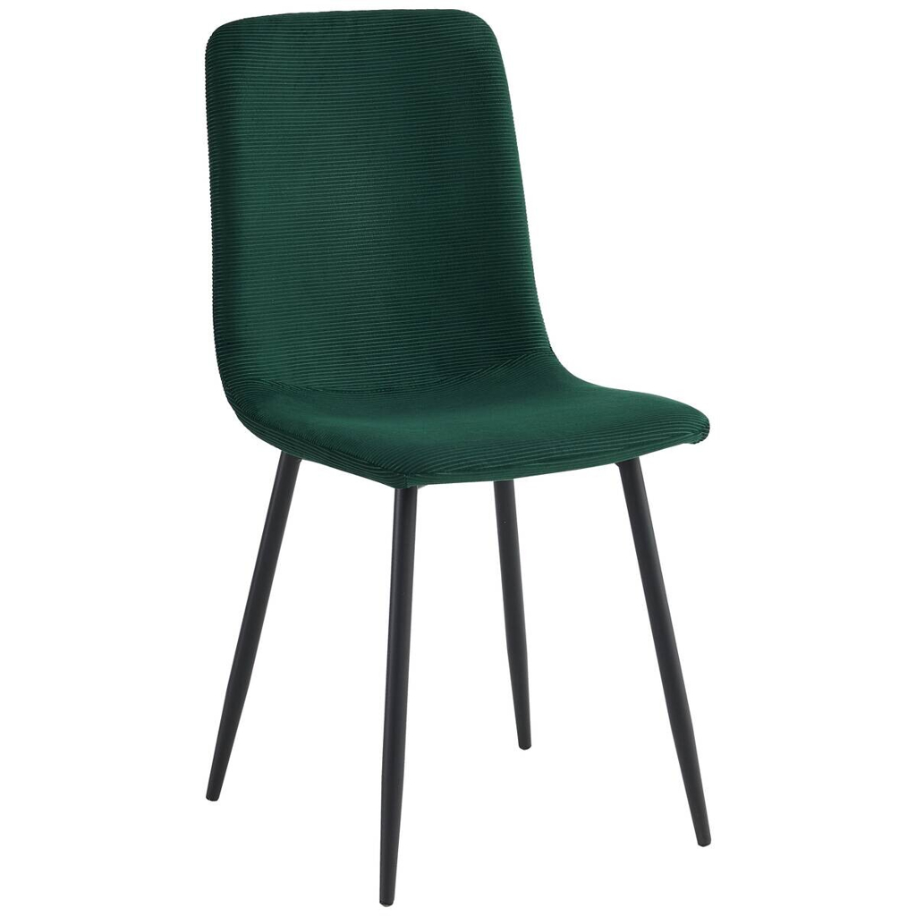Hela Stuhl Leipzig, 4er-Set moosgrün Microfaser B/H/T: ca. 44x92x54 cm