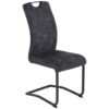 Hela Schwingstuhl Riga, 2er-Set anthrazit Webstoff B/H/T: ca. 44x100x60 cm