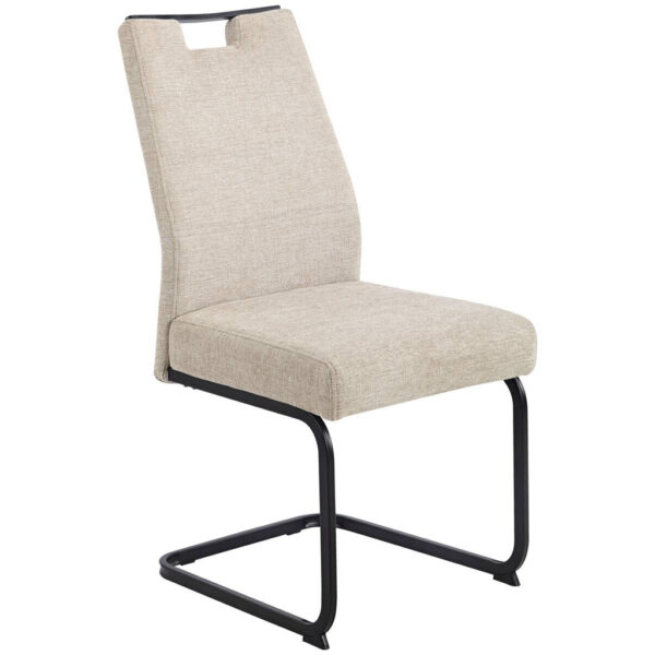 POCO Schwingstuhl Kerstin II beige Webstoff B/H/T: ca. 47x100x65 cm