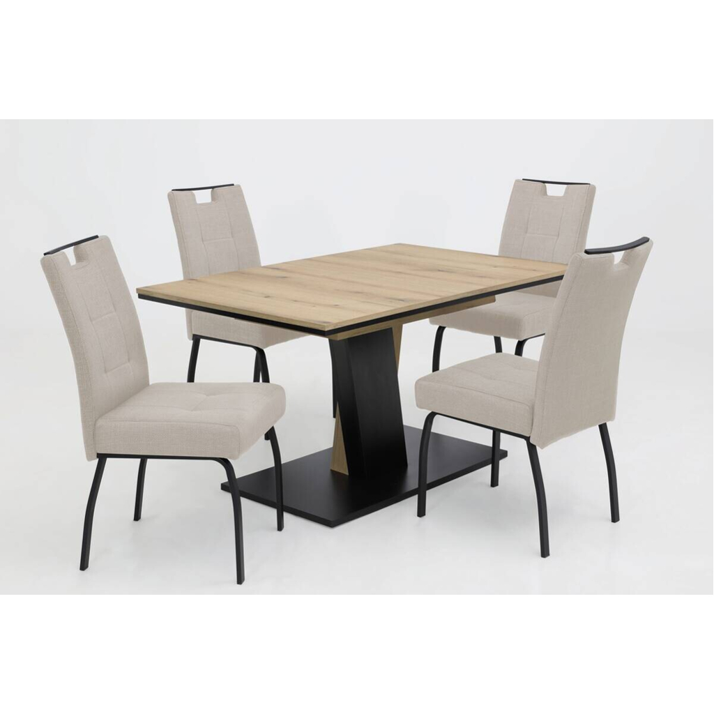 Hela Essgruppe Ebro Holzwerkstoff B/H/T: ca. 180x76x90 cm
