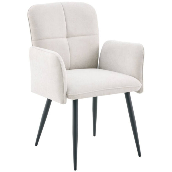 POCO Armlehnstuhl Marla beige Webstoff B/H/T: ca. 60x89x62 cm