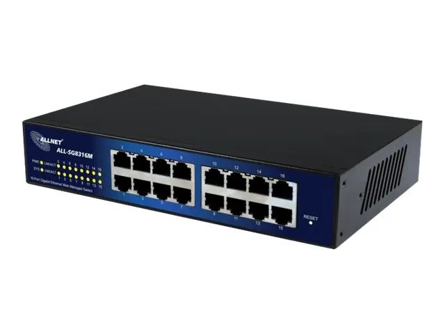 ALLNET ALL – SG8316M – Switch – managed – 16 x 10/100/1000