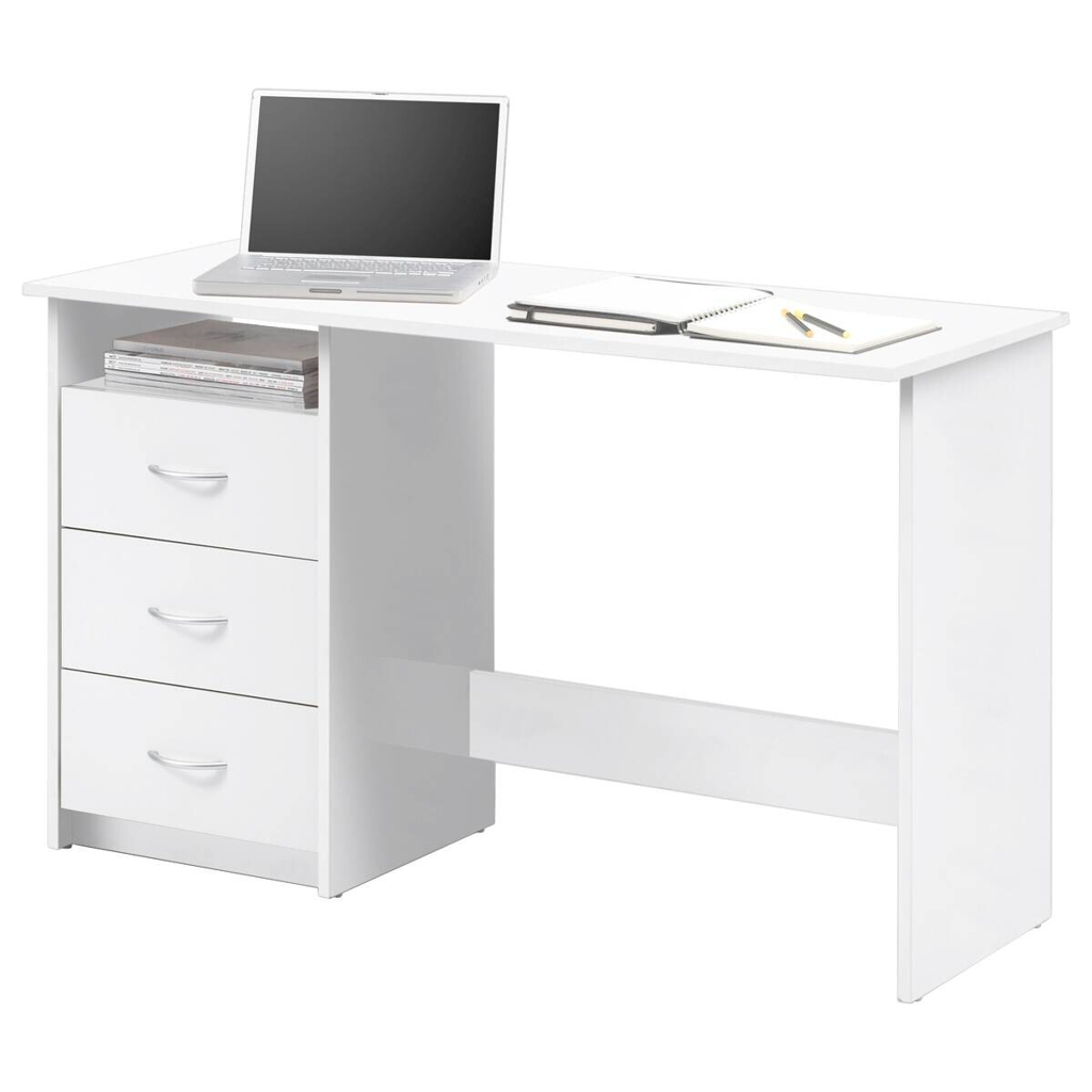 POCO Schreibtisch Adria weiß B/H/T: ca. 123x77x50 cm
