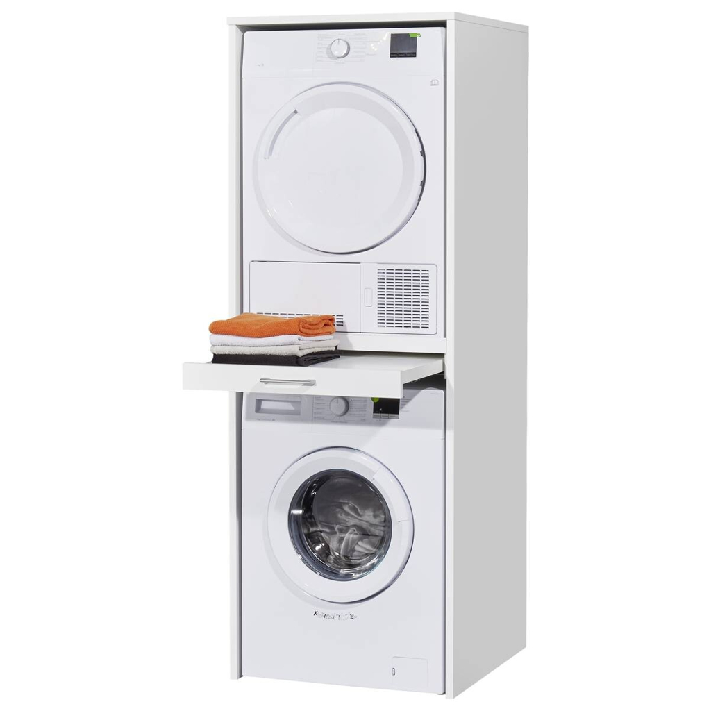 Verburg Washtower WSTT185 WSTT 185 weiß B/H/T: ca. 67x185x66 cm