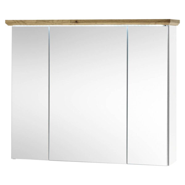 4038889059969 Spiegelschrank Toskana
Eiche Artisan Optik weiß B/H/T: ca. 84x70x24 cm