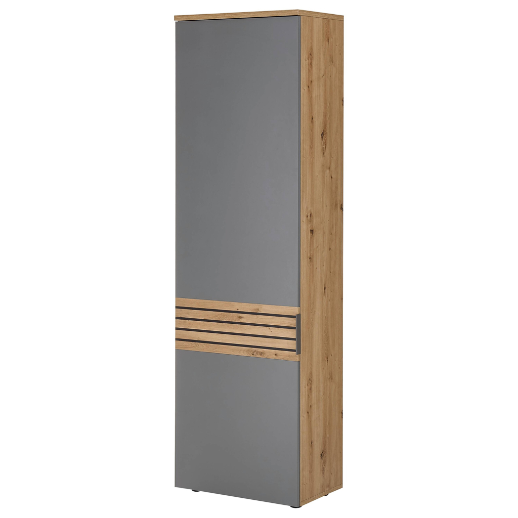 Garderobenschrank Milan
Eiche Sonoma Nachbildung grau B/H/T: ca. 60x200x38 cm