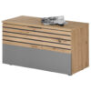 POCO Sitzbank Milan Eiche Artisan Nachbildung grau B/H/T: ca. 85x48x38 cm