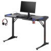 POCO Gaming-Schreibtisch BC 3110 schwarz Carbon Optik B/H/T: ca. 119x78x60 cm