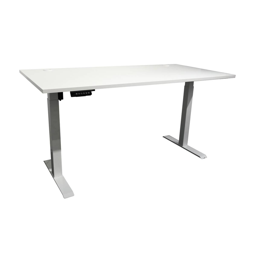 POCO höhenverstellbarer Schreibtisch Ben 2 weiß B/H/T: ca. 160x74x77 cm