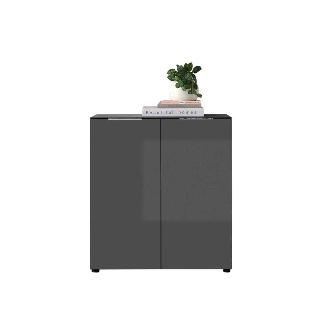 POCO Kommode Santorin anthrazit B/H/T: ca. 90x99x40 cm