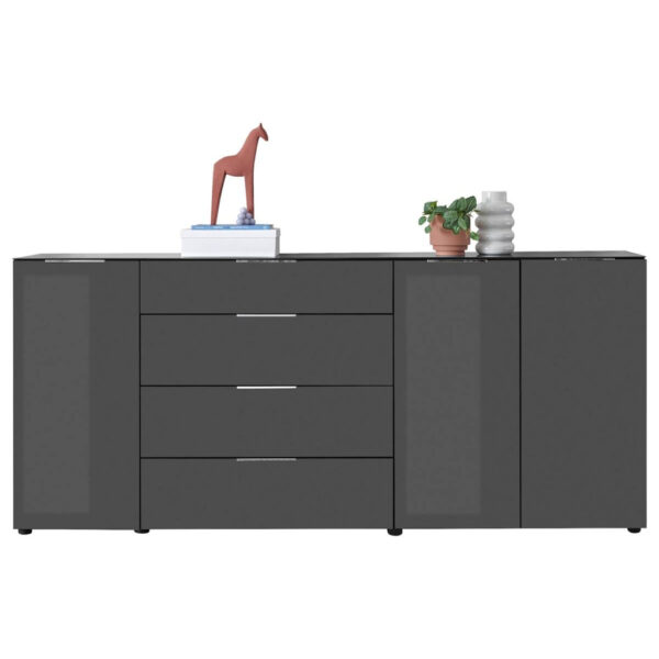POCO Kommode Santorin anthrazit B/H/T: ca. 226x99x40 cm