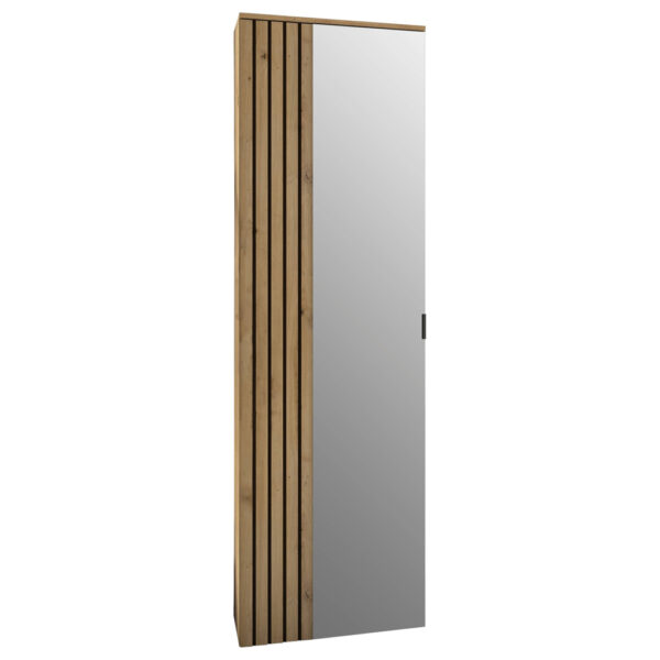 4038889076522 Garderobenschrank Lagos
Eiche Artisan Nachbildung anthrazit B/H/T: ca. 57x195x38 cm