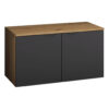 POCO Sitzbank Lagos Eiche Artisan Nachbildung anthrazit B/H/T: ca. 80x45x38 cm