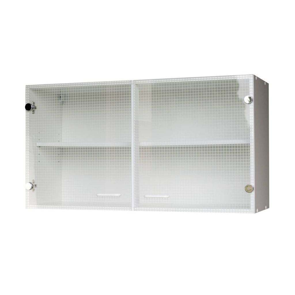 Glashängeschrank
weiß matt B/H/T: ca. 100x53x35 cm