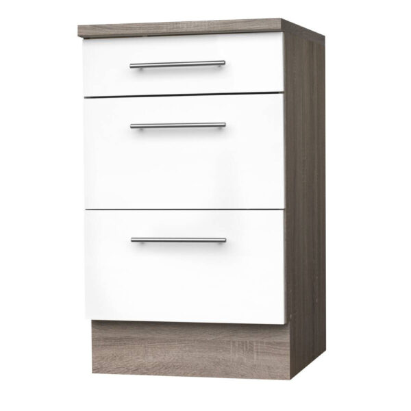 Auszugsschrank
weiß Hochglanz B/H/T: ca. 50x82x57 cm