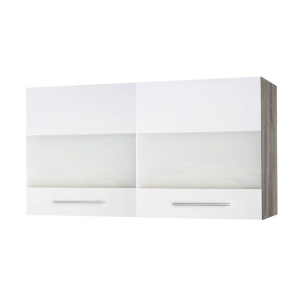 4039354085520 Glashängeschrank
weiß Hochglanz B/H/T: ca. 100x64x35 cm