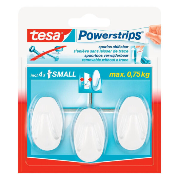 tesa Powerstrips weiß Kunststoff B/H: ca. 25x3 cm tesa Powerstrips weiß Kunststoff B/H: ca. 25x3 cm