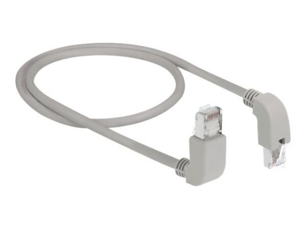 Delock Patch – Kabel – RJ – 45 (M) nach oben gewinkelt zu RJ – 45 (M)