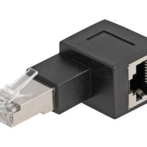 Delock Netzwerkadapter – RJ – 45 (M) nach rechts abgewinkelt zu RJ – 45 (W)