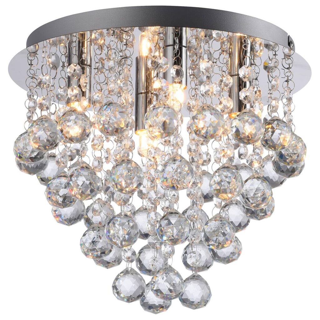 Just Light LED-Kronleuchter Kulunka B/H/L: ca. 28x25x28 cm