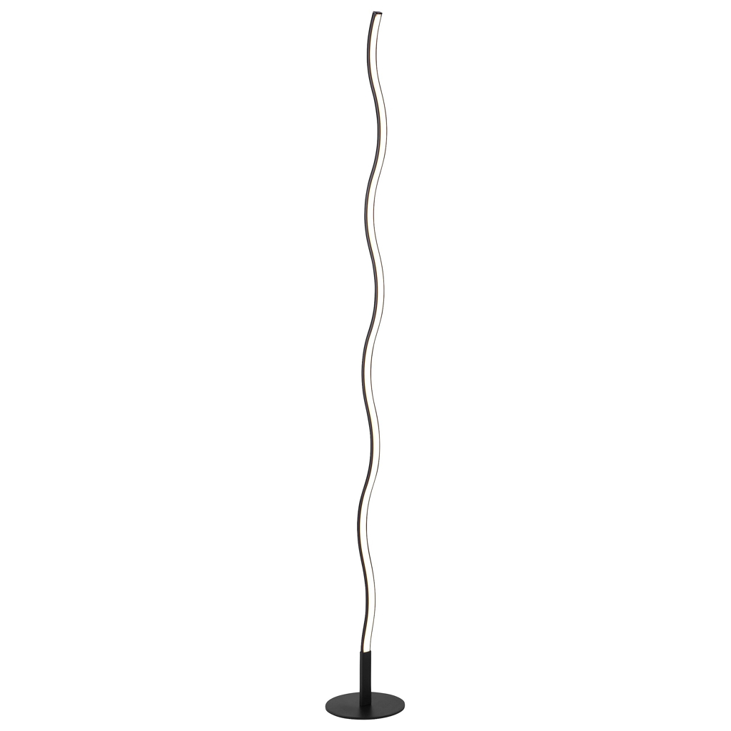 Just Light Stehlampe Wave
schwarz Kunststoff Metall H: ca. 120 cm