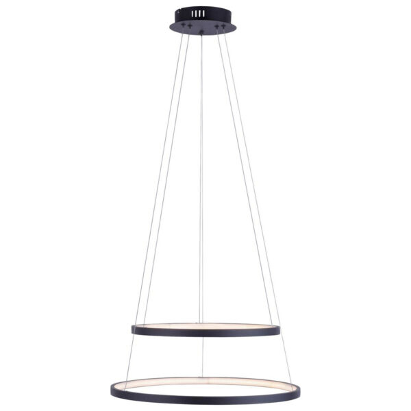 4043689960353 Just Light LED-Pendelleuchte CIRCLE 11525-13
weiß anthrazit Metall Kunststoff H/D: ca. 120x50 cm 2 Brennstellen