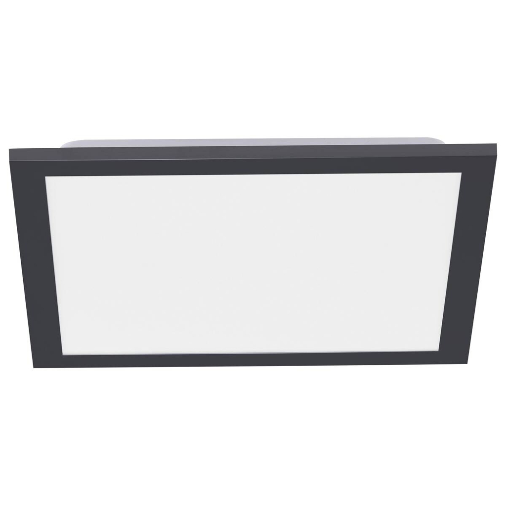 Just Light LED-Deckenpanel FLAT 14754-18 weiß schwarz Metall Kunststoff B/H/T: ca. 29,5x6,5x29,5 cm 1 Brennstellen