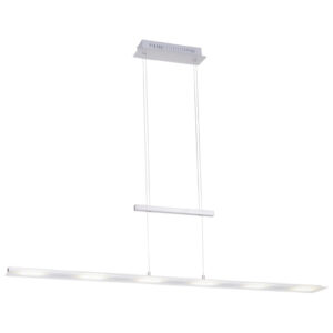 Just Light Pendelleuchte 15880-55 Nele silber Metall Kunststoff B/H/T: ca. 130x150x12 cm