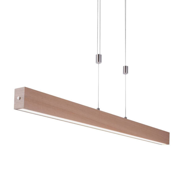 Just Light LED-Pendelleuchte AMANDA 11420-78
natur Aluminium B/H/T: ca. 110x160x5 cm 1 Brennstellen