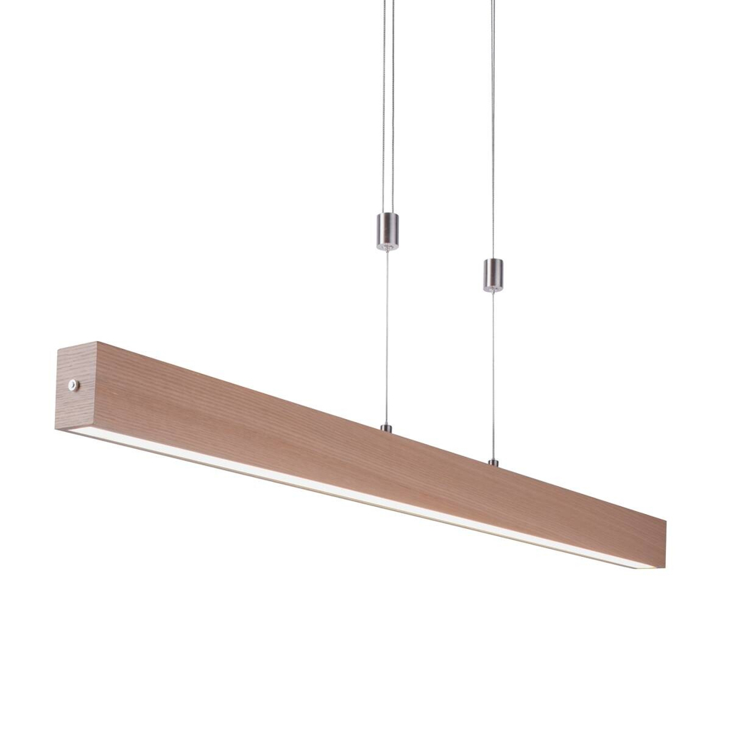 Just Light LED-Pendelleuchte AMANDA 11420-78
natur Aluminium B/H/T: ca. 110x160x5 cm 1 Brennstellen