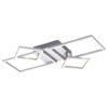 Just Light Deckenleuchte 14030-55 Iven stahlfarbig Kunststoff Eisen Aluminium B/H/L: ca. 34x7x65 cm