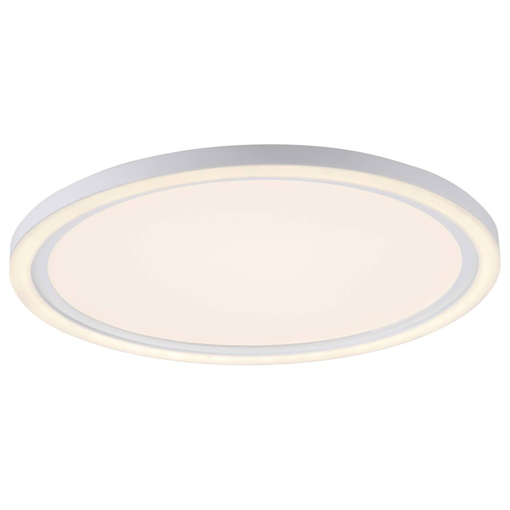 Just Light LED-Deckenleuchte BEDGING 14883-16 weiß Eisen Kunststoff H/D: ca. 6,5x40 cm 2 Brennstellen