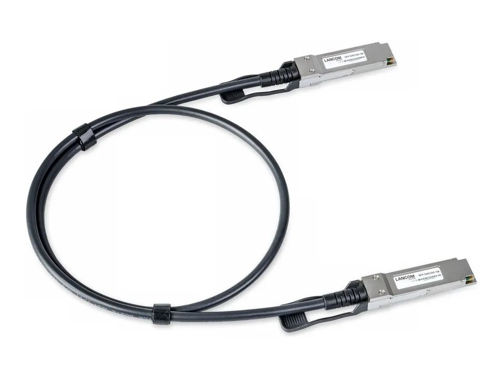 Lancom SFP – DAC100 – 1M – 100GBase Direktanschlusskabel – SFP+ zu SFP+ – 1 m – Duplex (Packung mit 8)